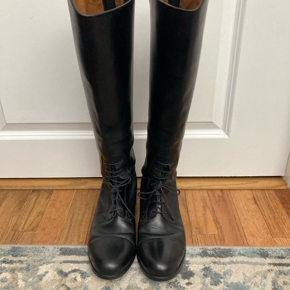 Ariat Heritage Select Black Field Zip Riding Boots for Women